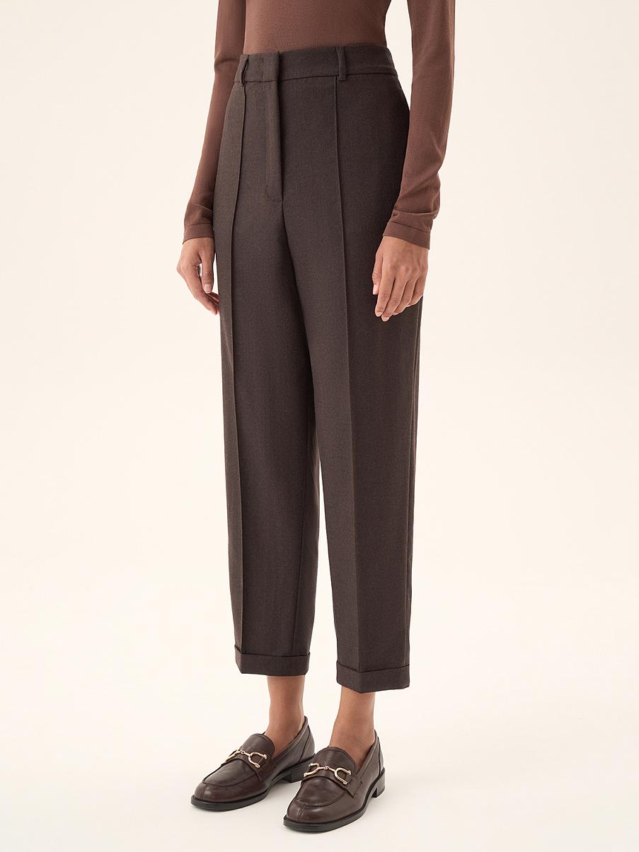 Костюмные брюки из шерсти