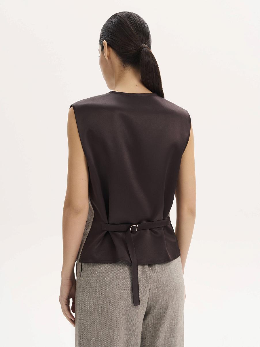 Жилетка льняная