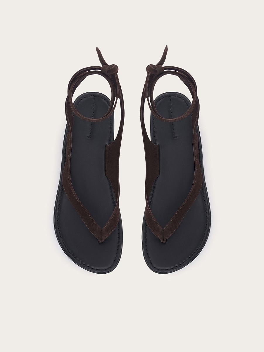 Сандалии из кожи
