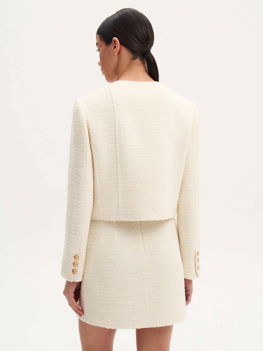 Жакет с накладными карманами