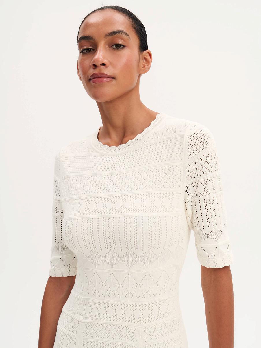 Платье трикотажное миди