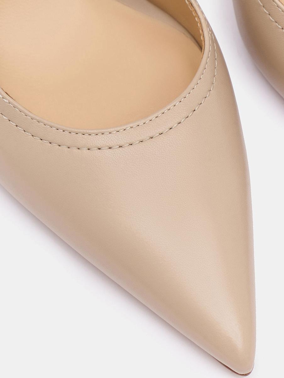 Лодочки из натуральной кожи