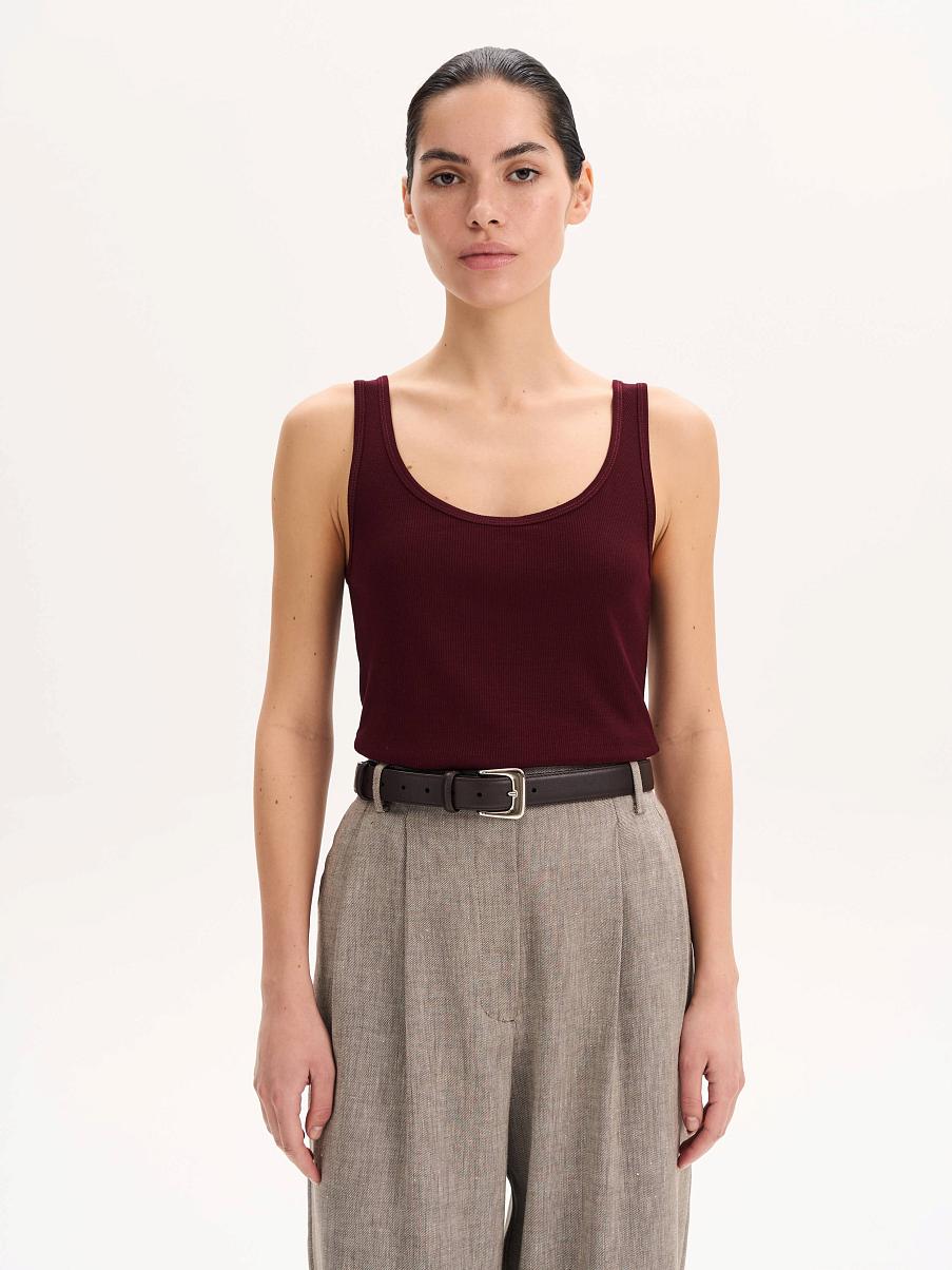 Майка из шерсти и вискозы