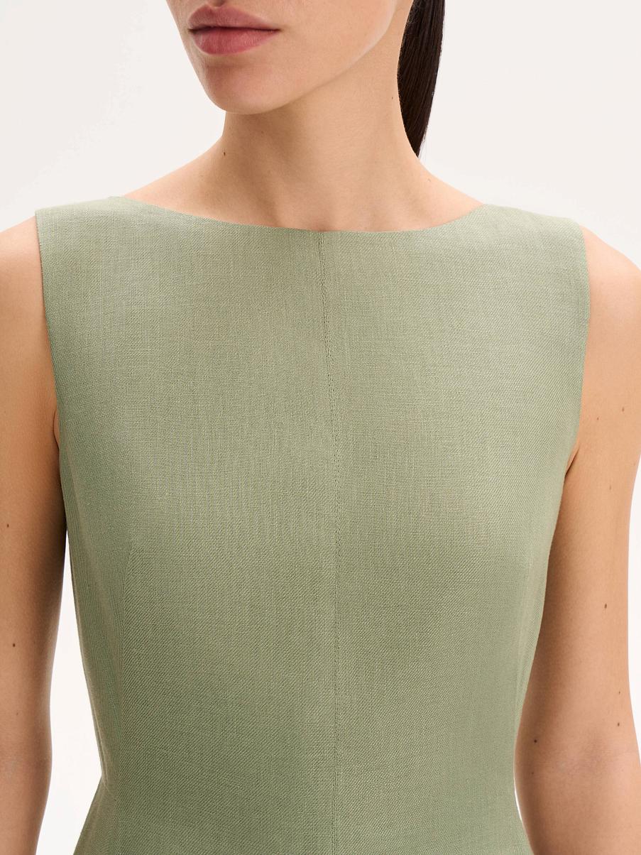 Платье льняное