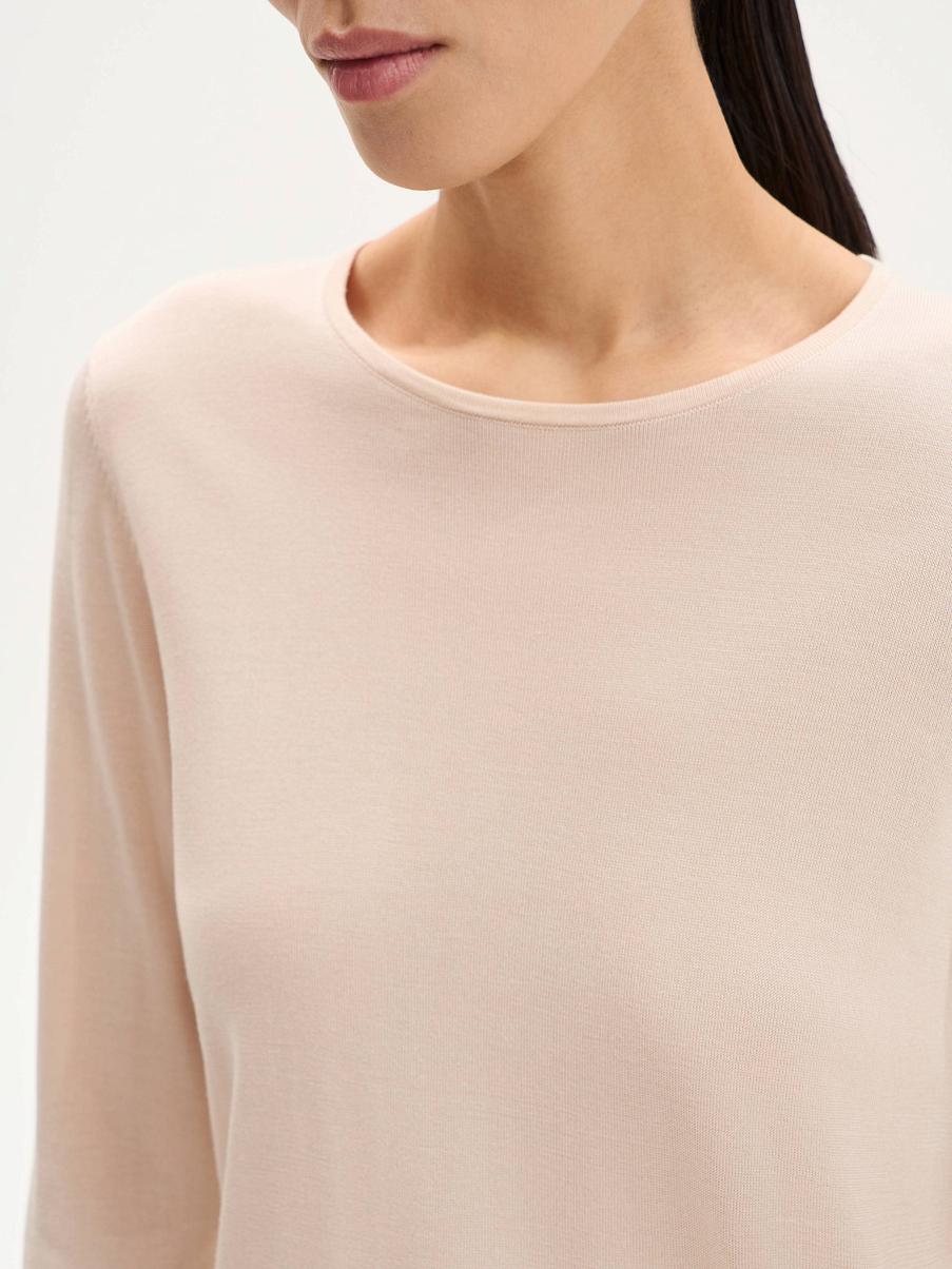 Джемпер с шелком