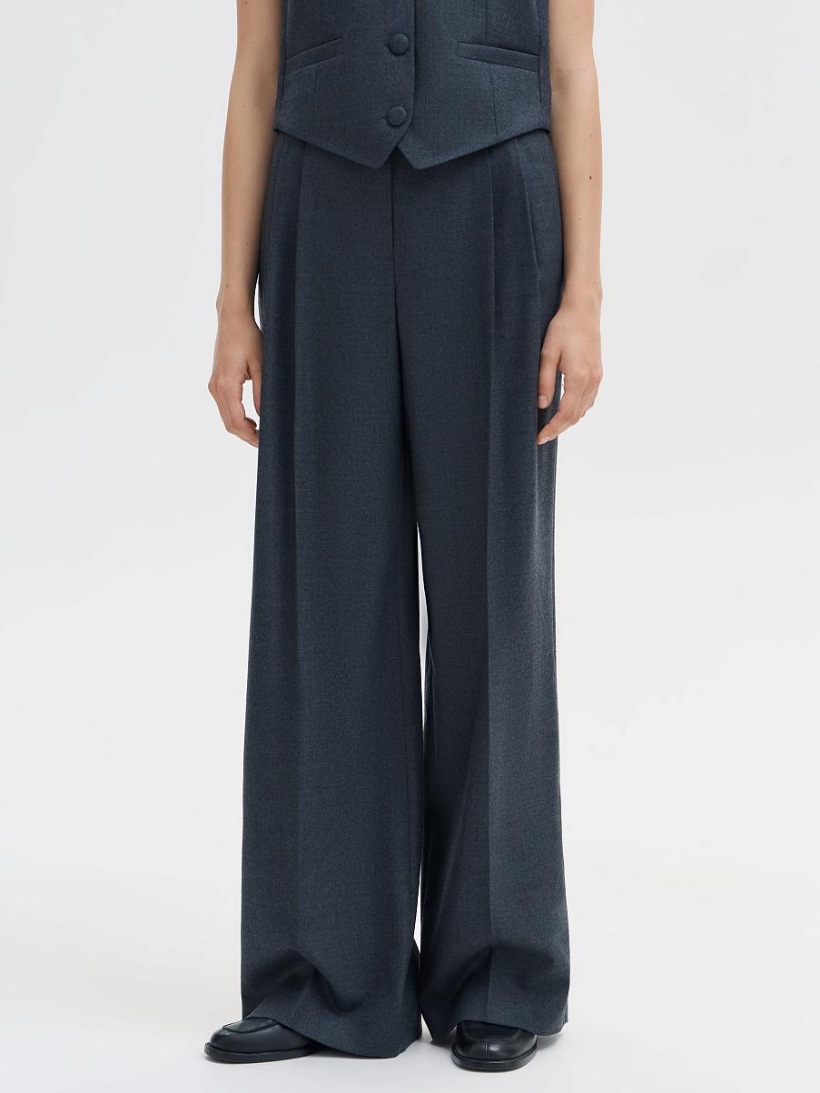 Брюки широкие