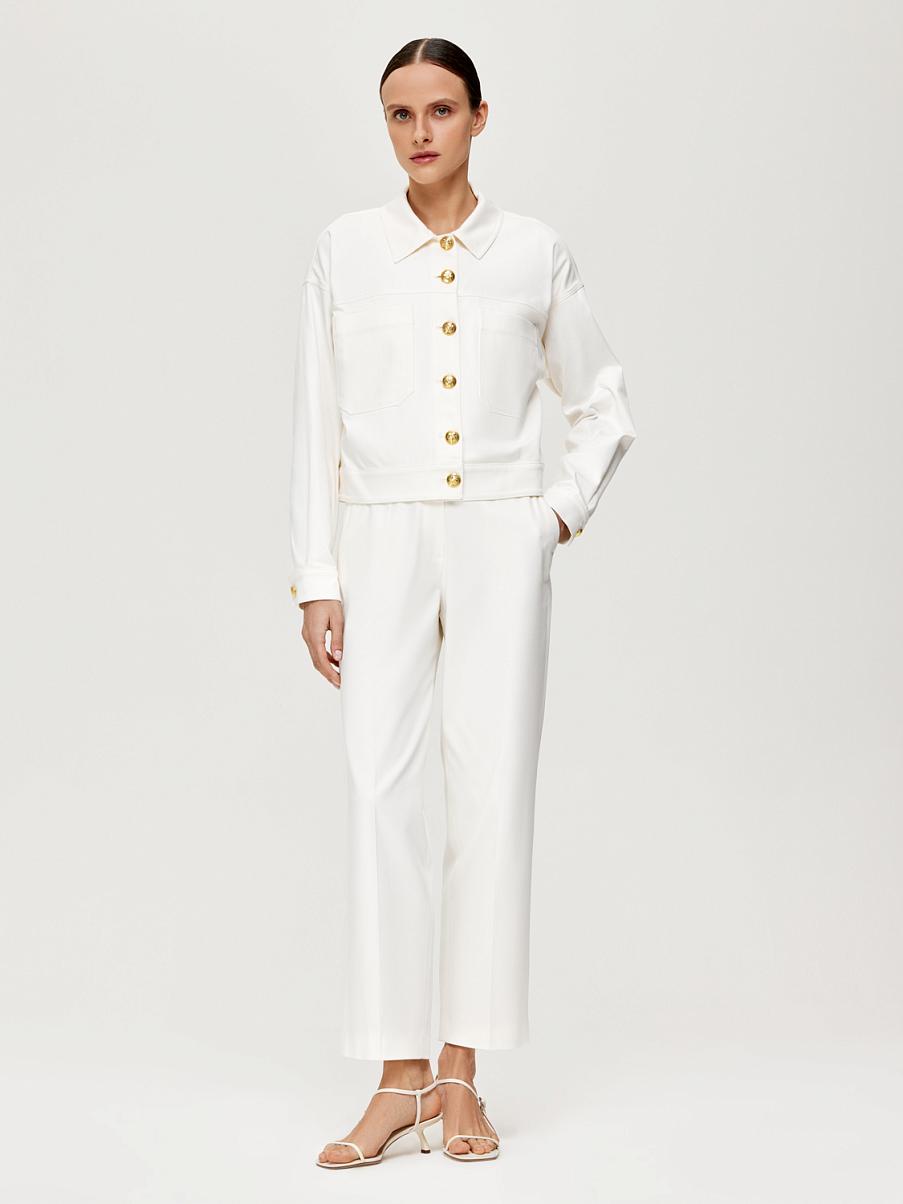 Хлопковый жакет с пуговицами