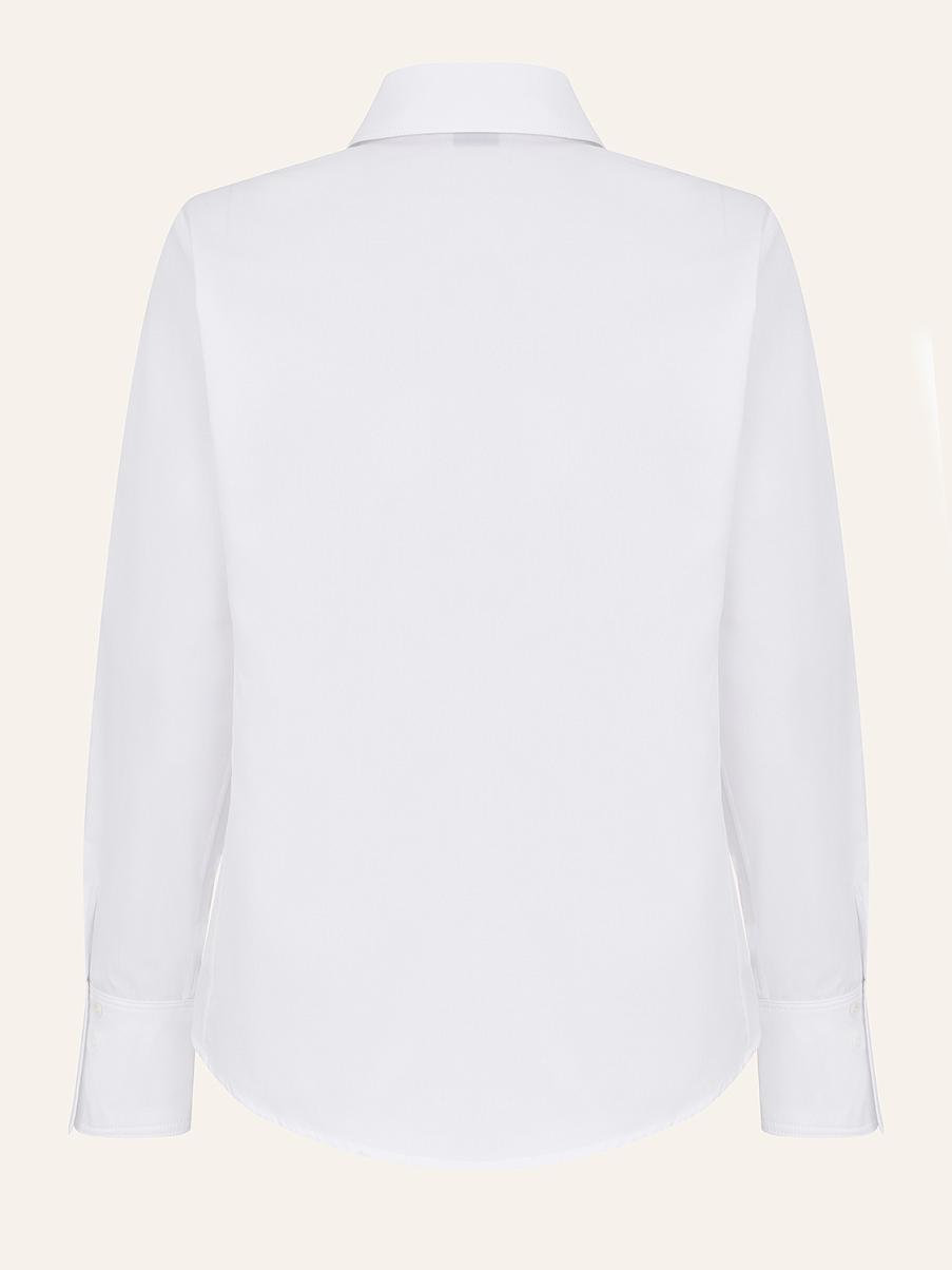 Рубашка из хлопка прямого кроя