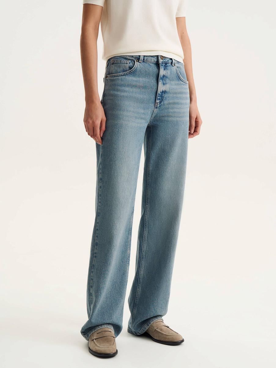 Джинсы прямые 