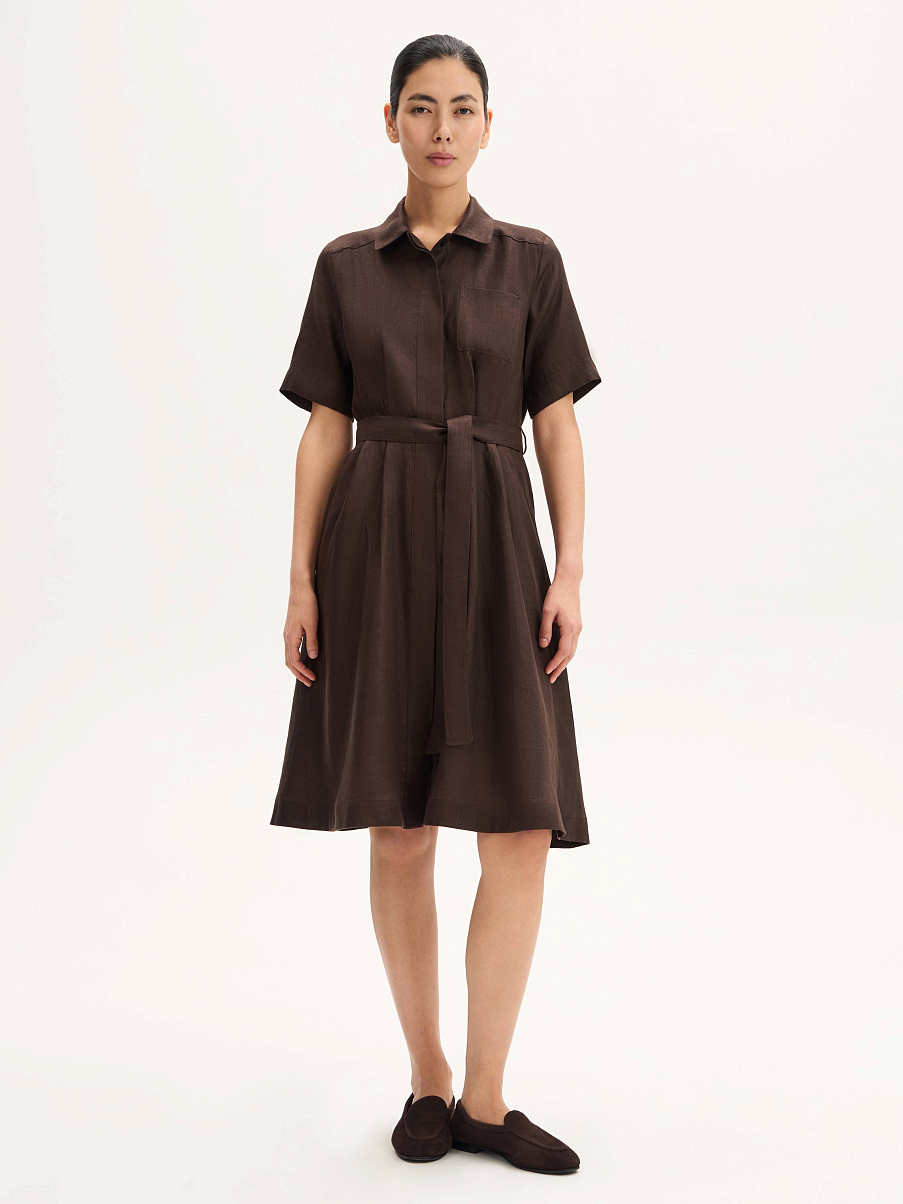 Платье льняное