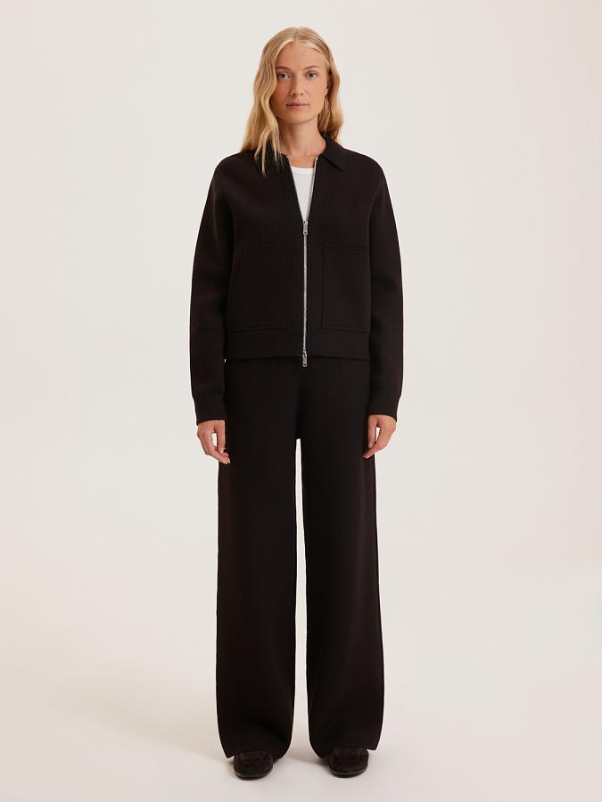 LWWS-822001 Брюки трикотажные (темно-коричневый, S)