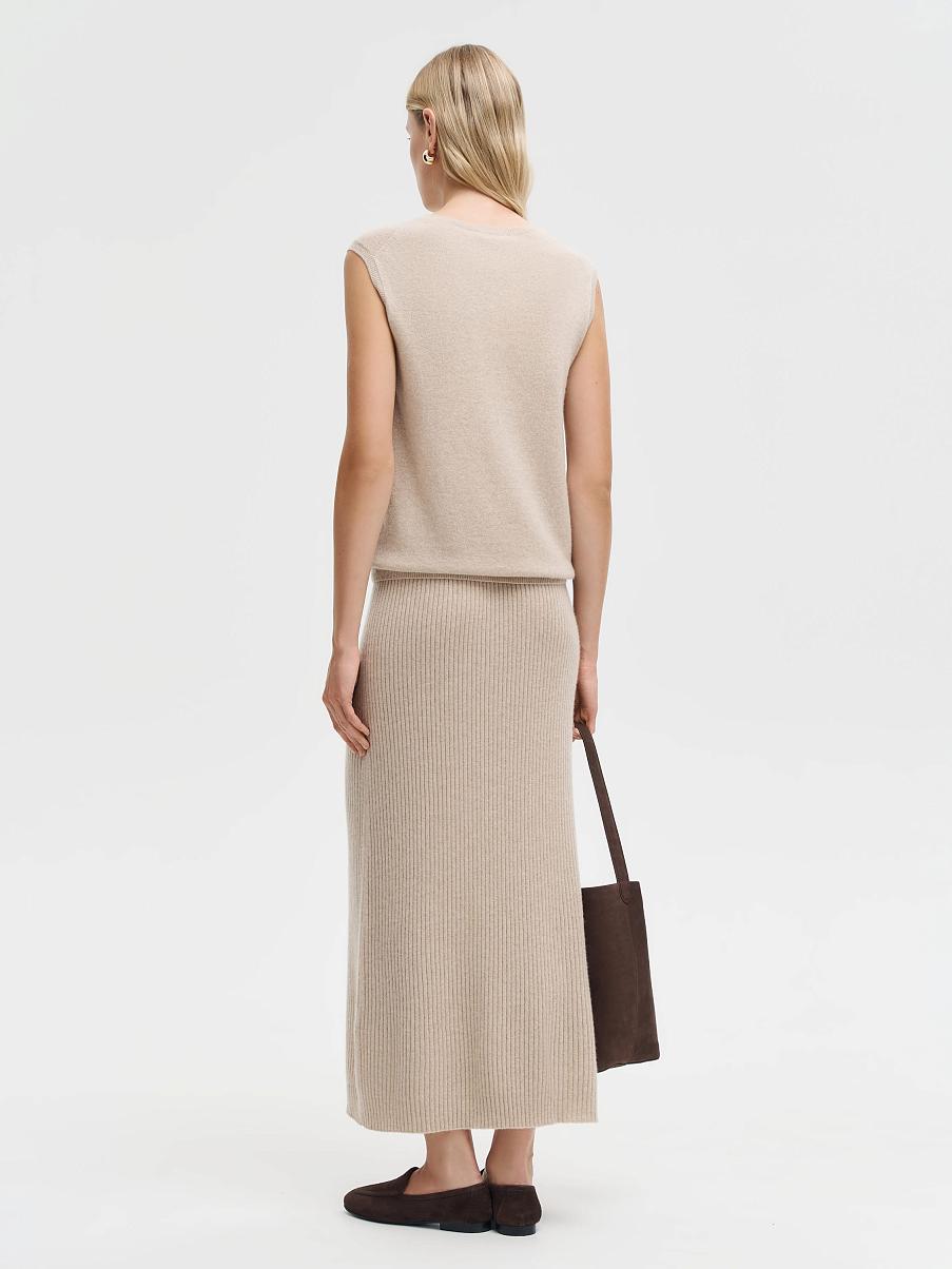 Юбка макси из кашемира
