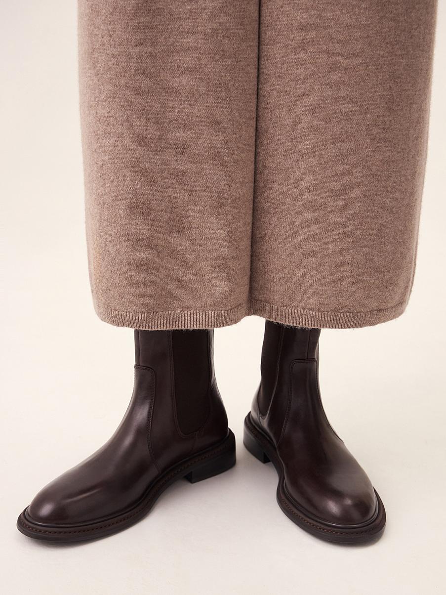 Полусапоги из натуральной кожи