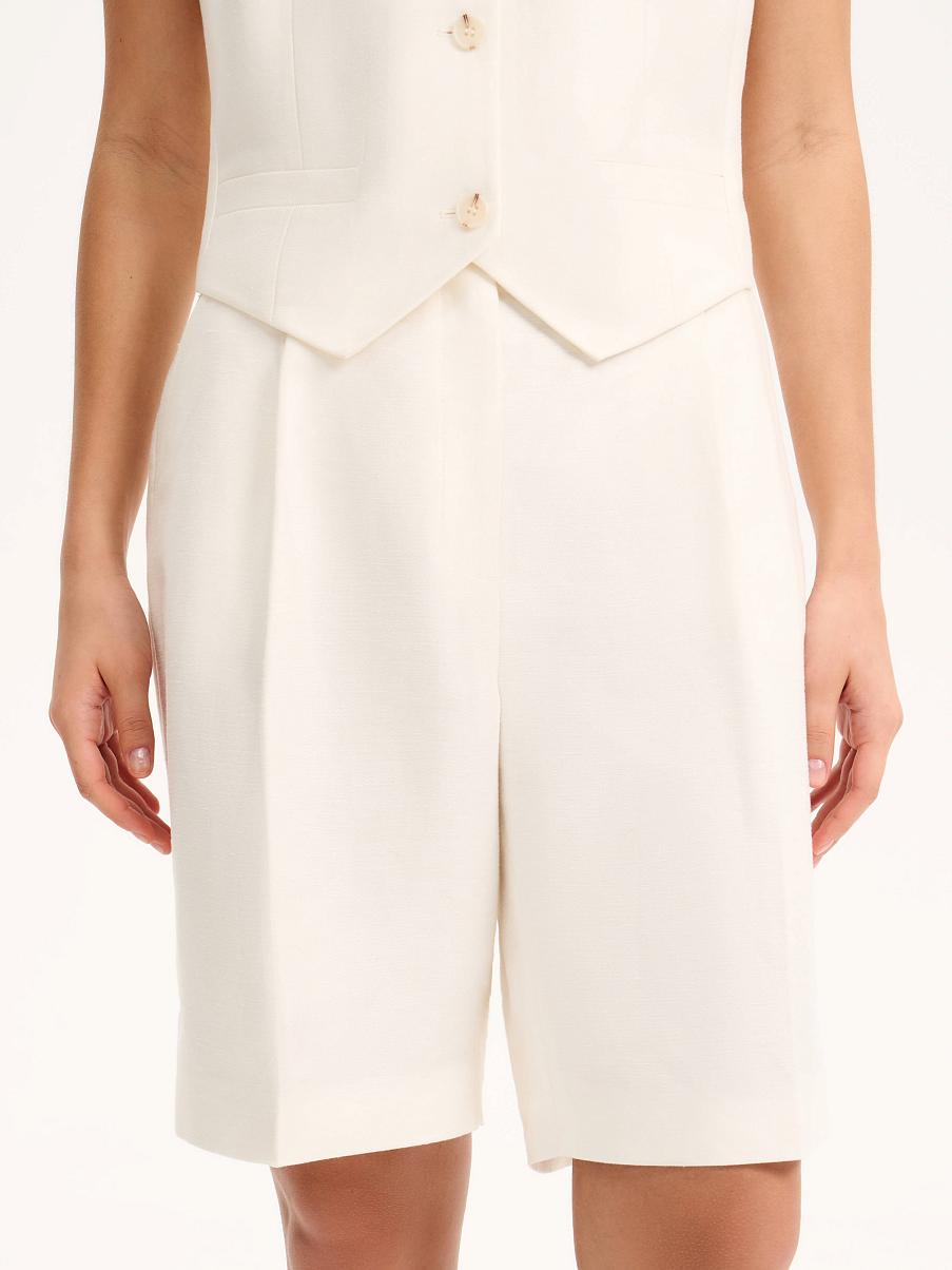 Шорты льняные