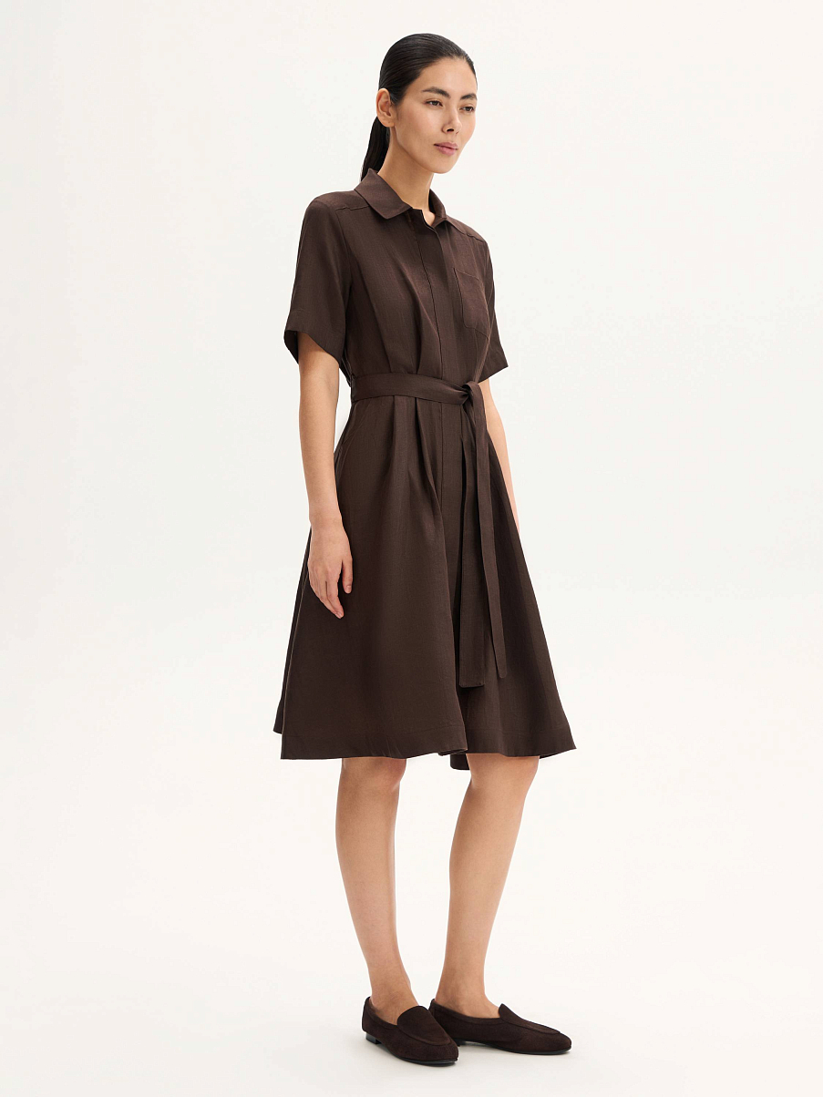 Платье льняное