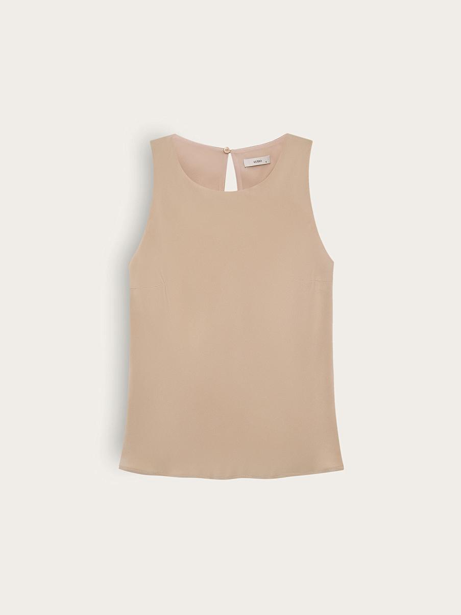 Топ из шелка