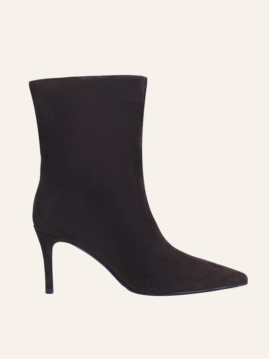 Ботильоны из замши