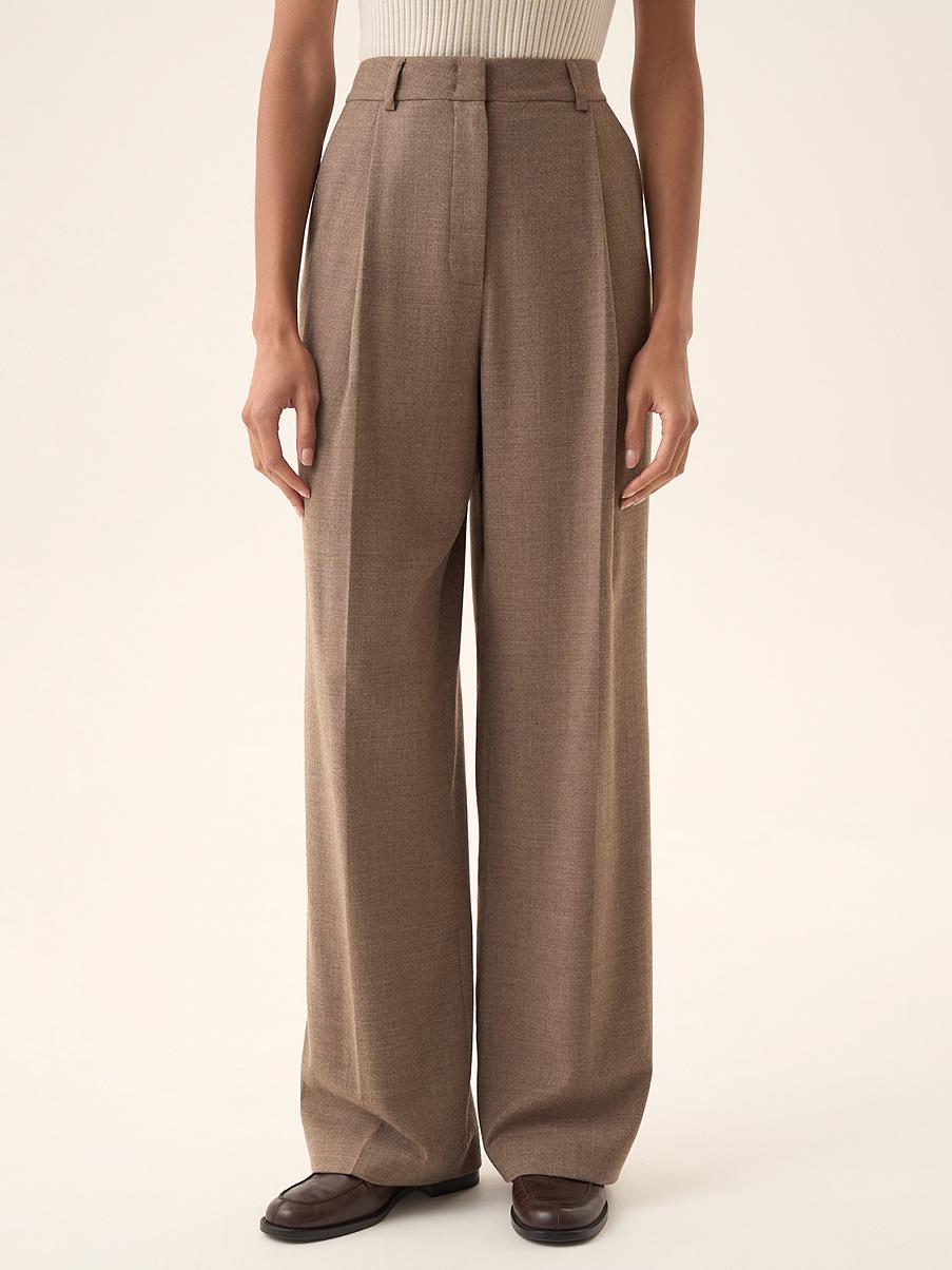 Брюки прямого кроя