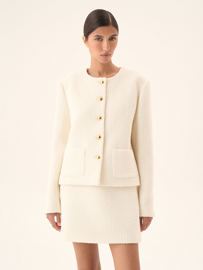 LWWS-122030 Жакет (белый, S)