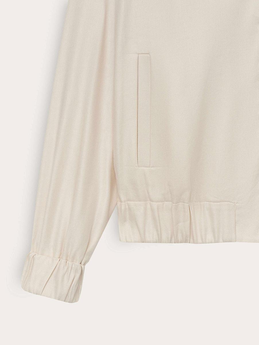 Бомбер льняной