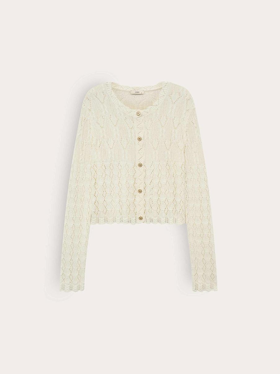 Кардиган кружевной