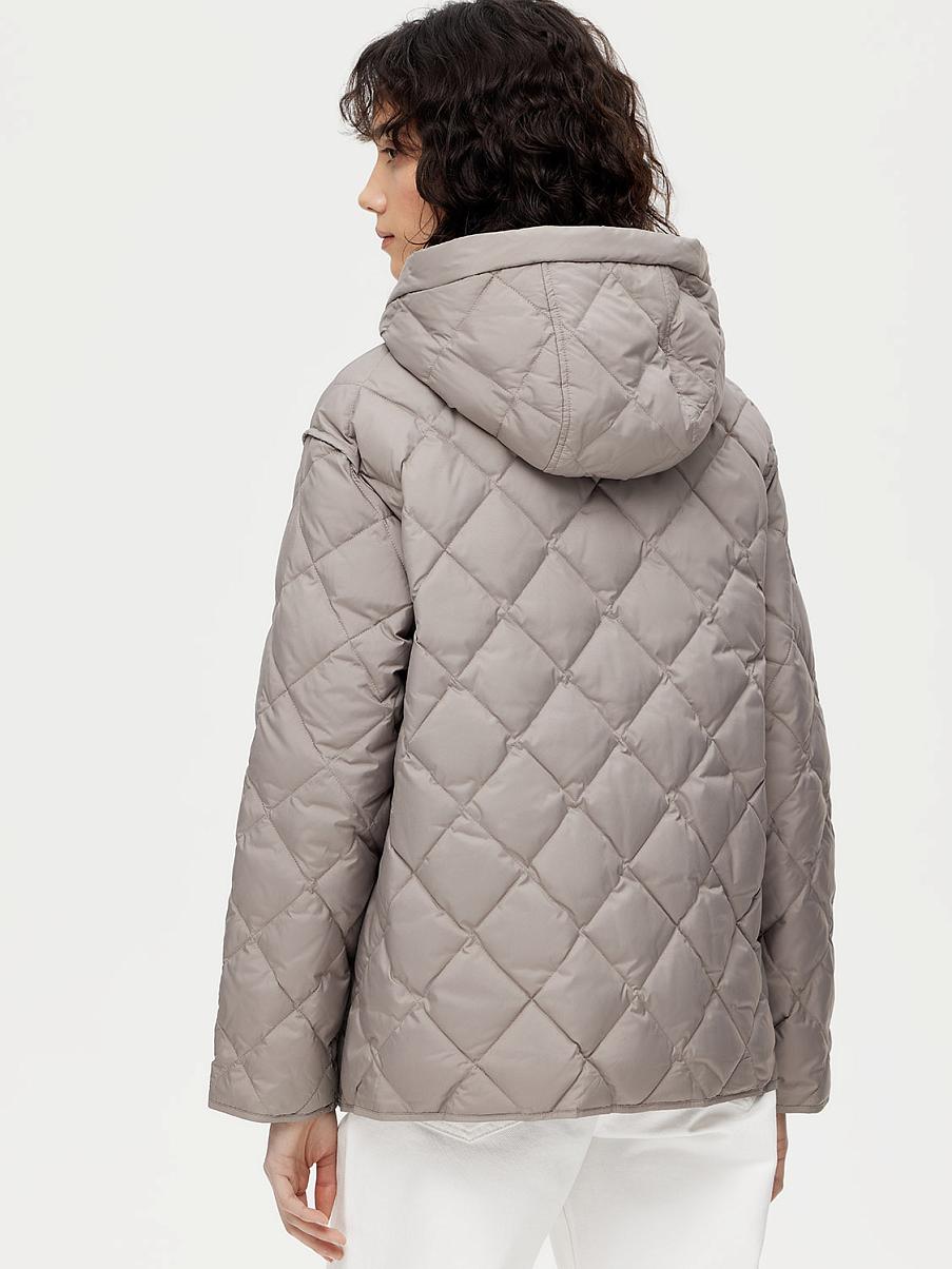 Стеганая куртка с пухом и пером