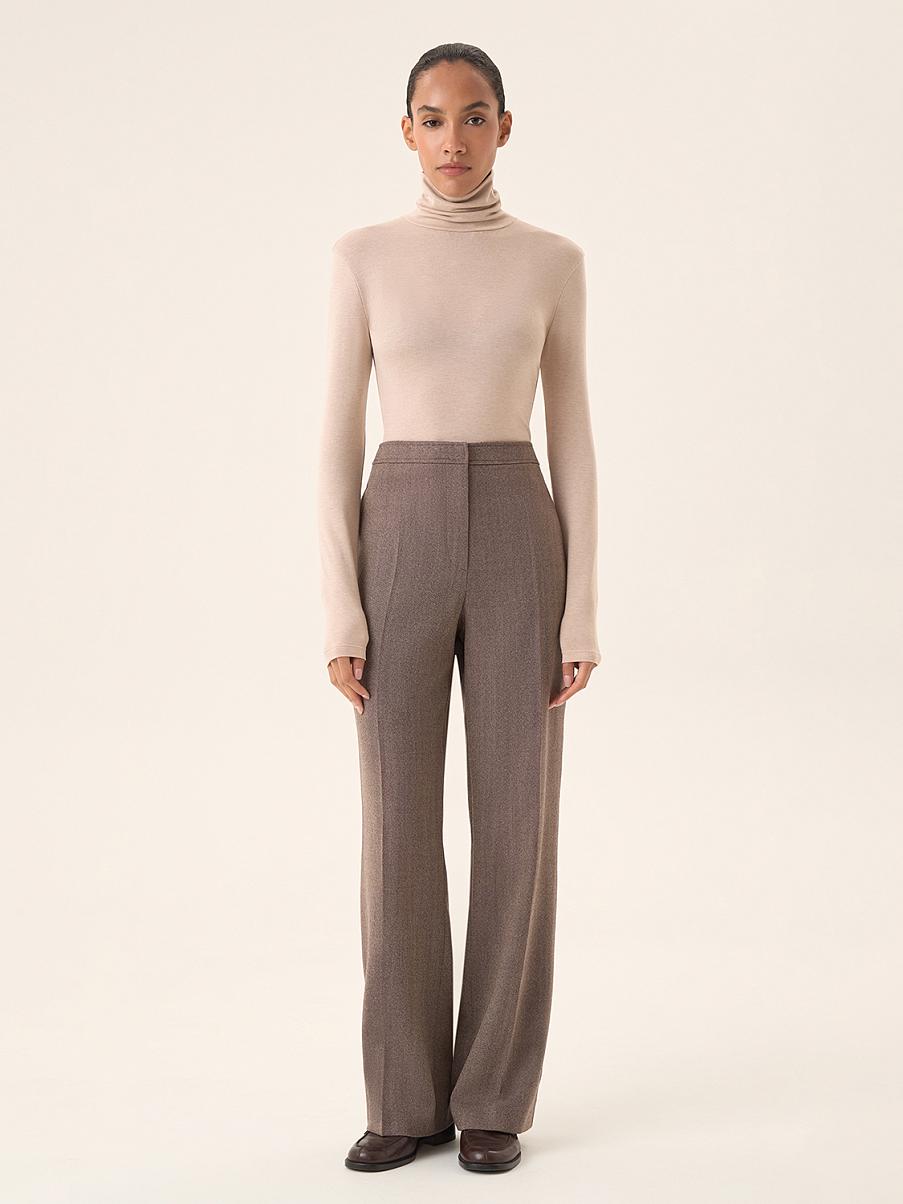 Прямые костюмные брюки