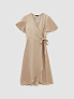 Платье миди на запах из вискозы