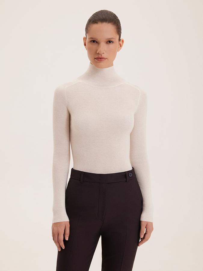 LWWS-612004 Водолазка трикотажная (белый, S)