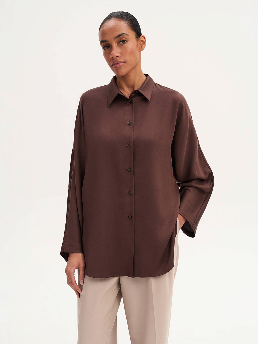 Рубашка прямого кроя