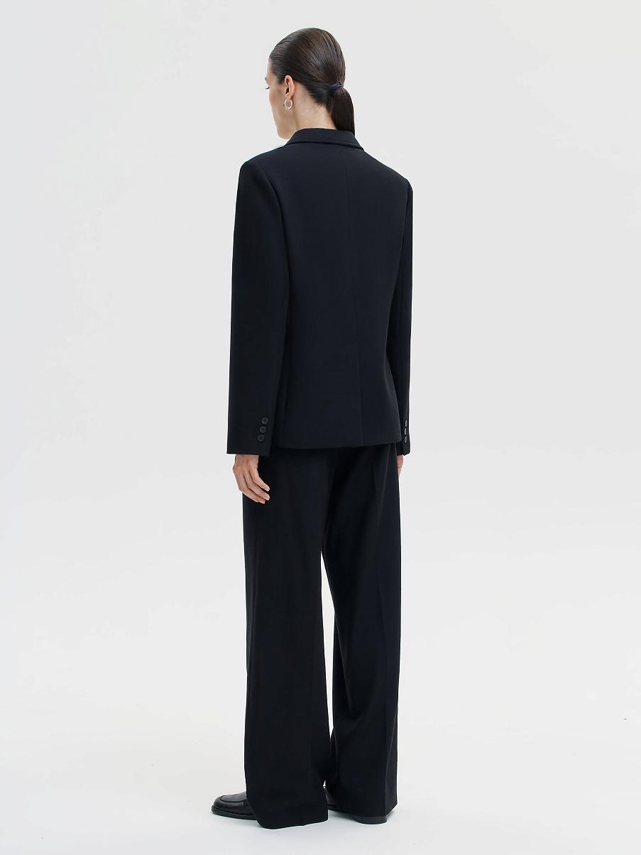 Жакет из костюмной ткани