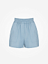 Шорты изо льна с карманами