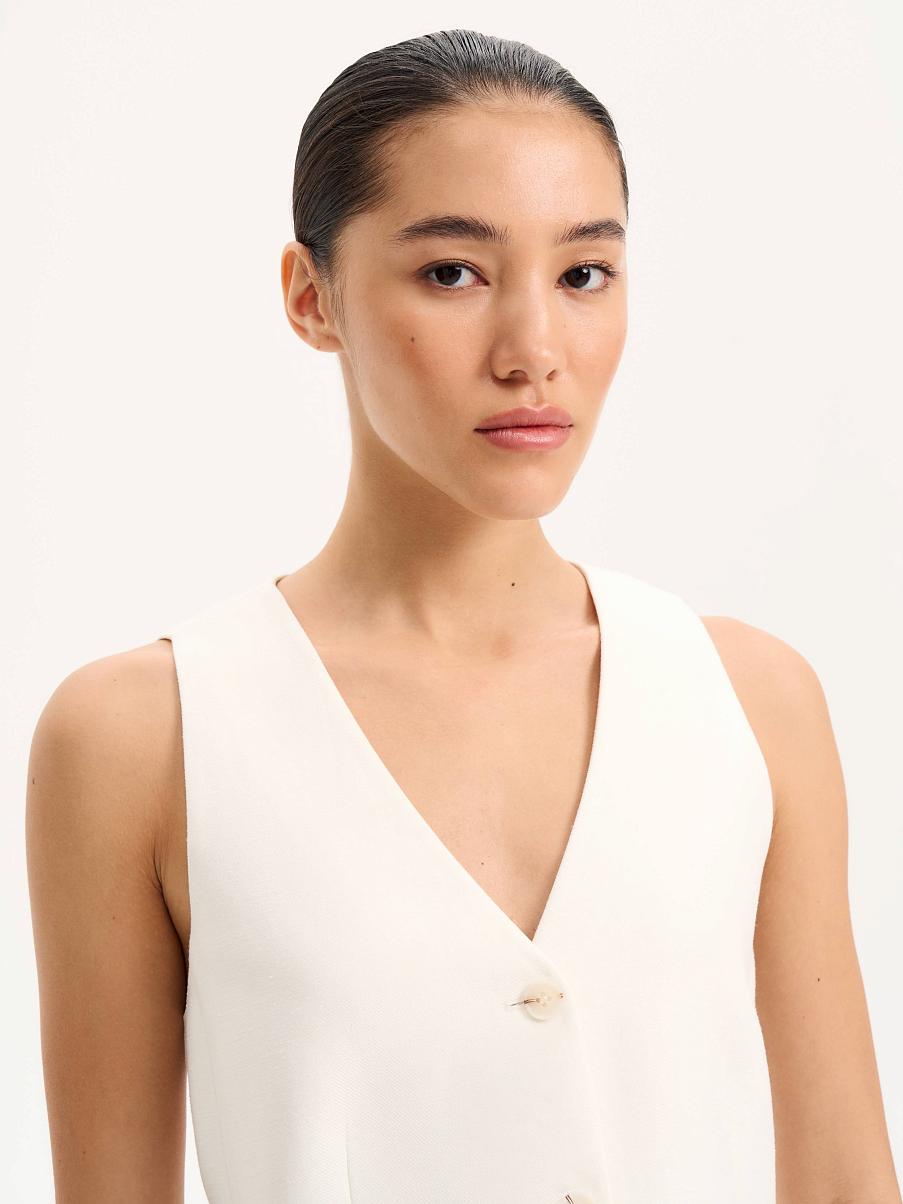 Жилетка льняная