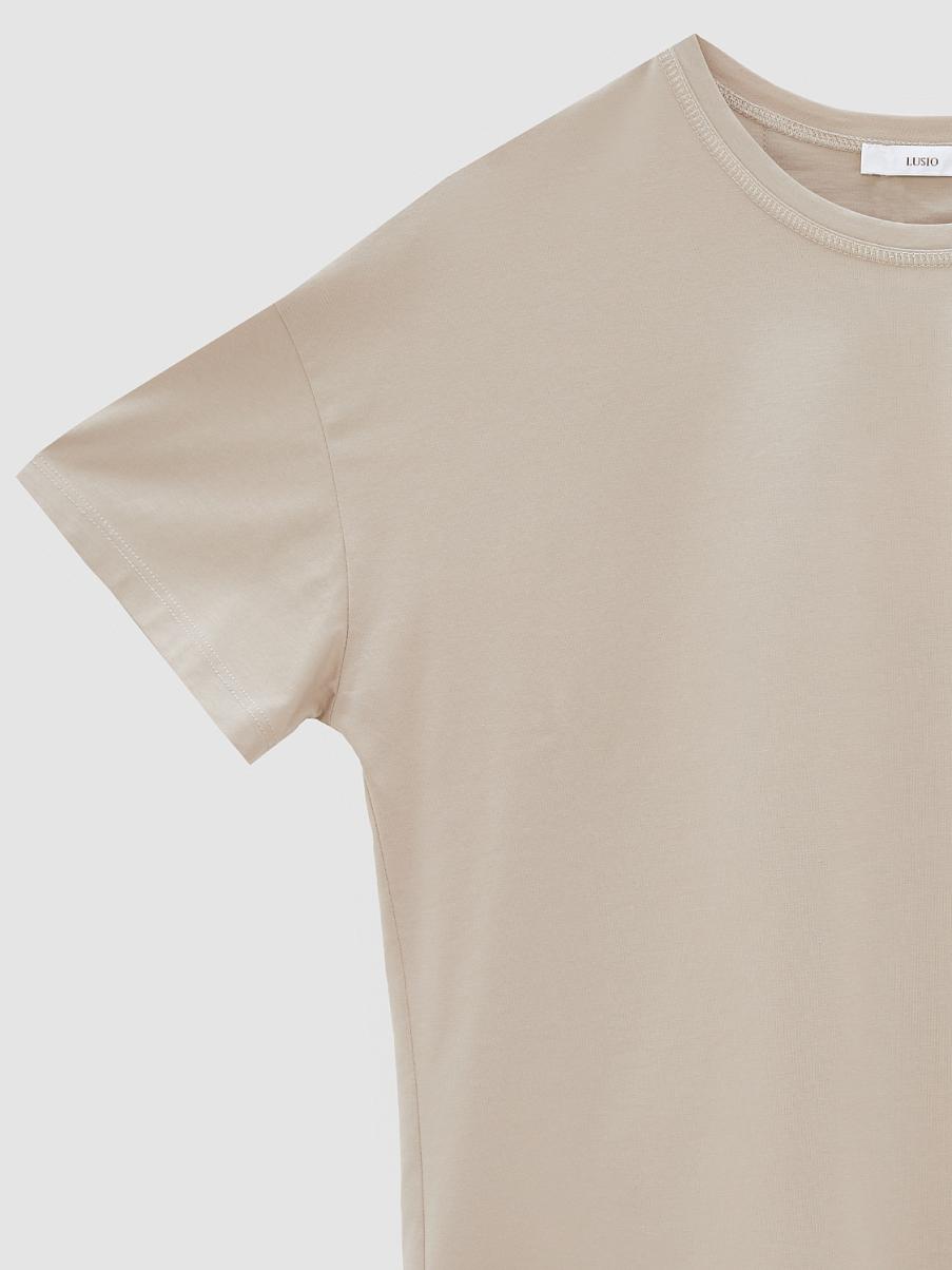 Футболка свободного кроя с карманом