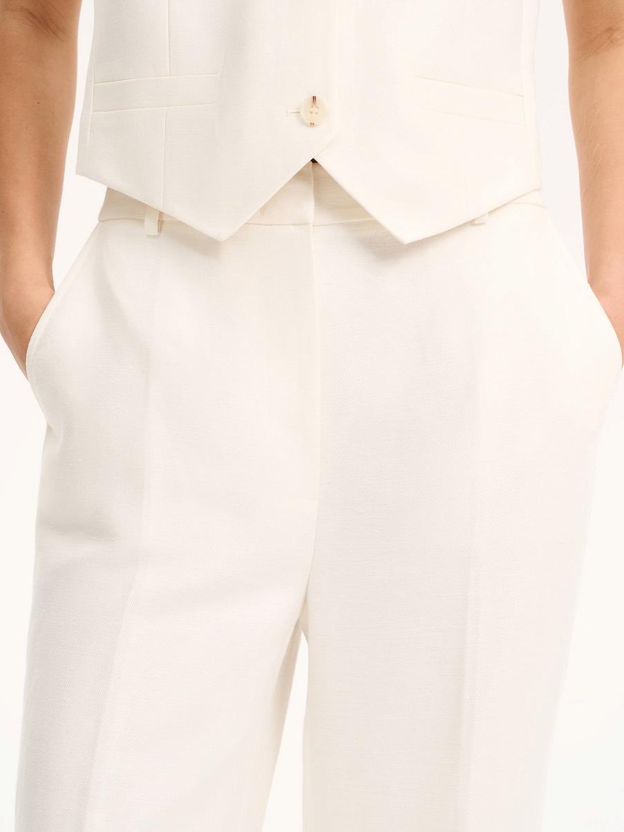 Брюки льняные