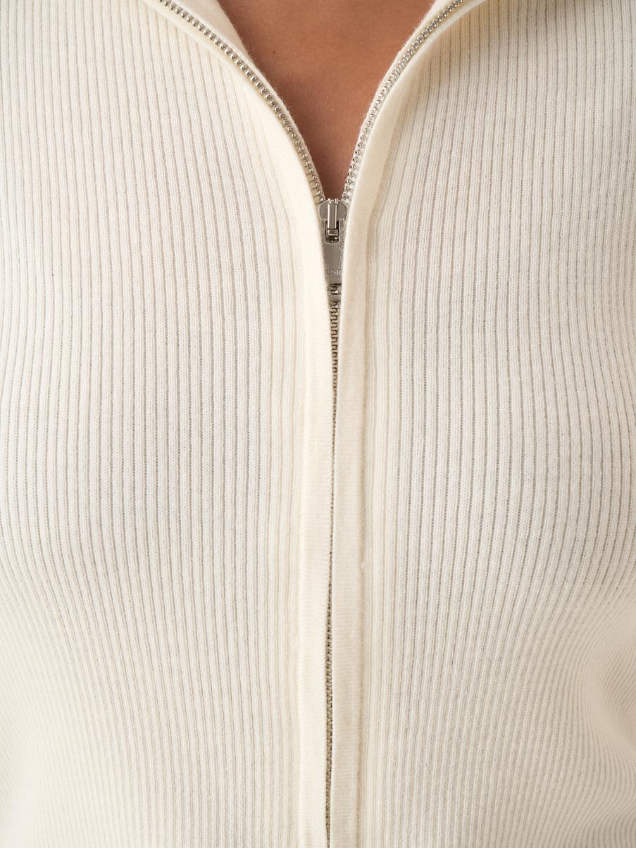 Кардиган из шерсти мериноса на молнии