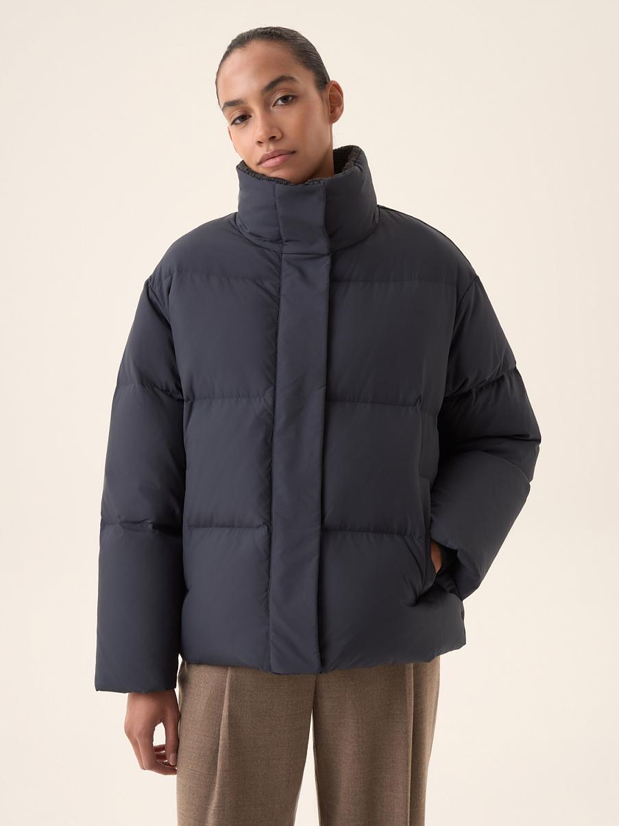 Куртка с отделкой на воротнике