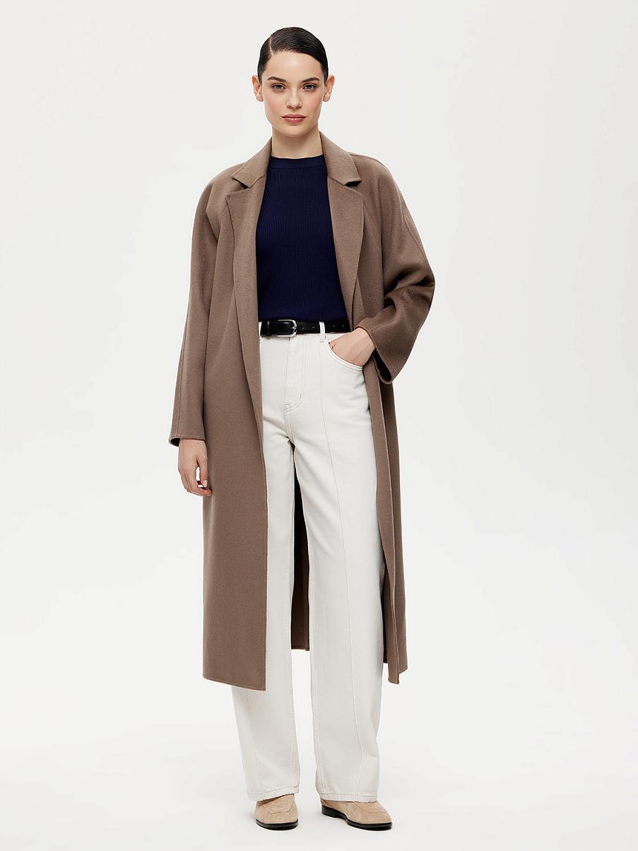 Прямые хлопковые джинсы со стрелками