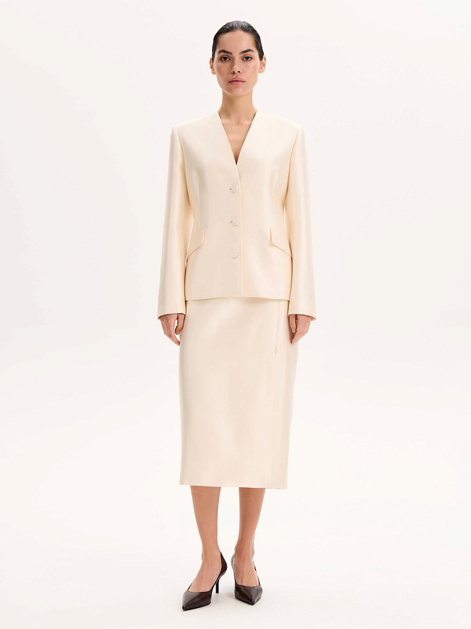 LSSL-122066 Жакет (белый, S)