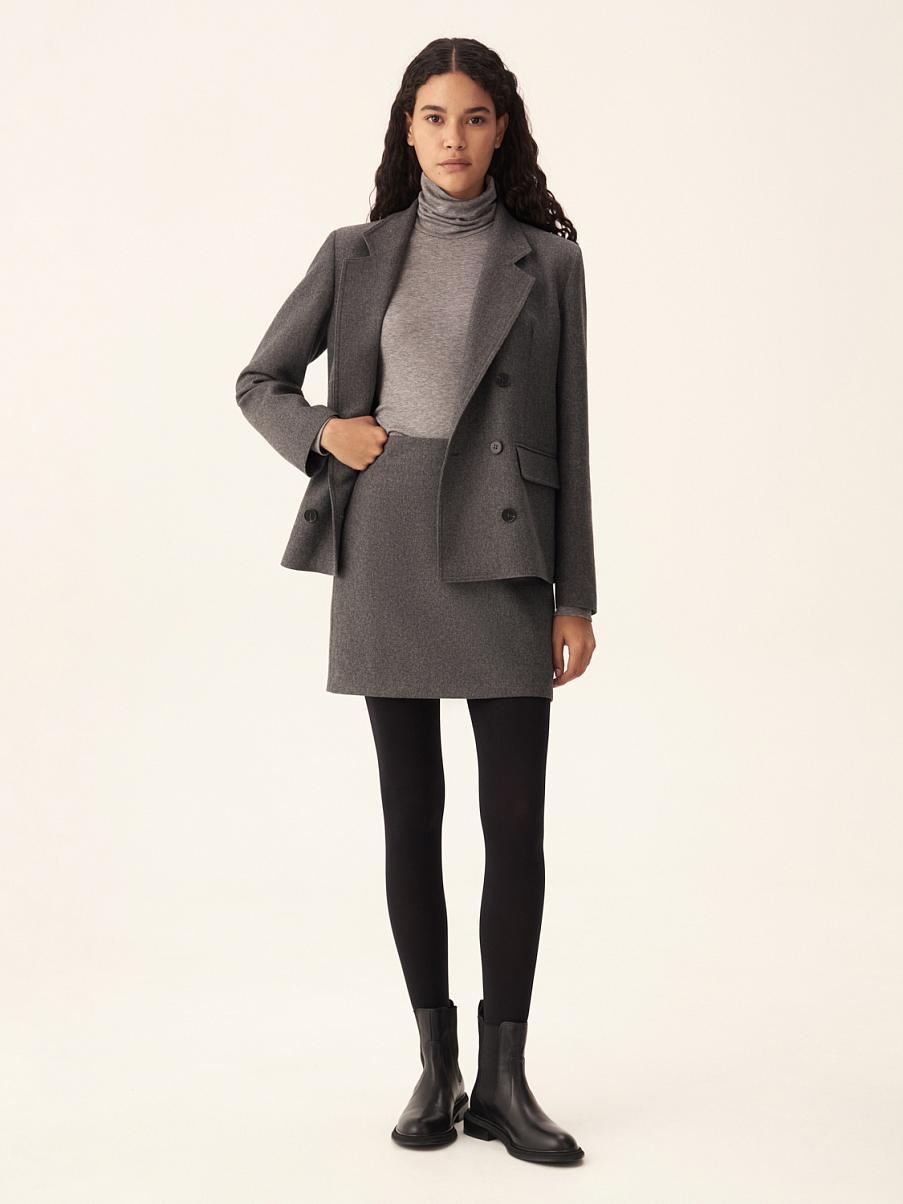 Двубортный жакет из шерсти