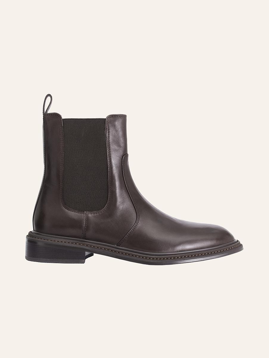 Полусапоги из натуральной кожи