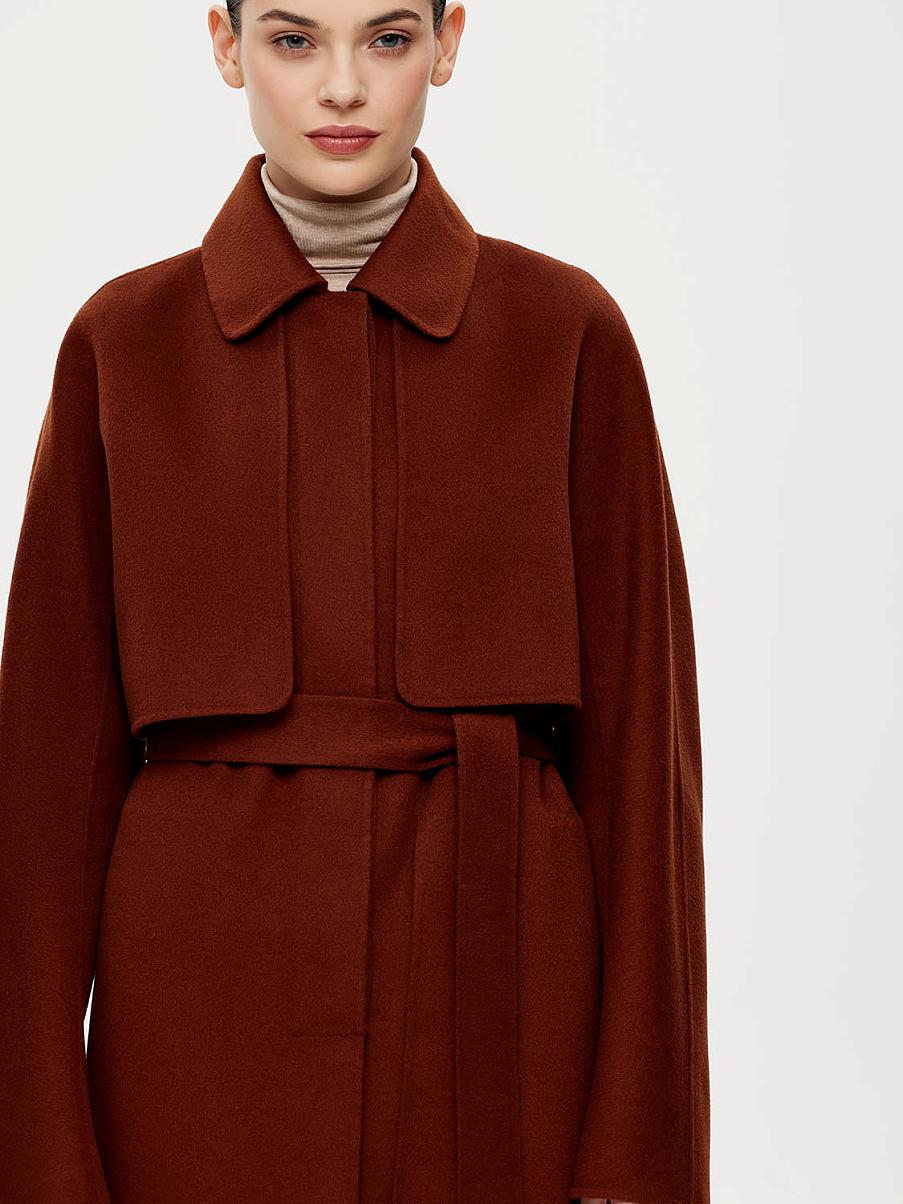 Пальто-жилетка из шерсти и кашемира