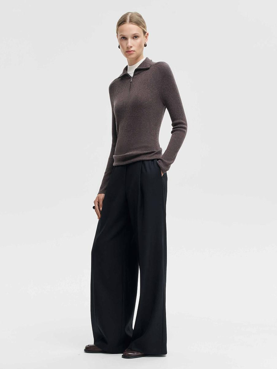 Джемпер-поло из мериноса