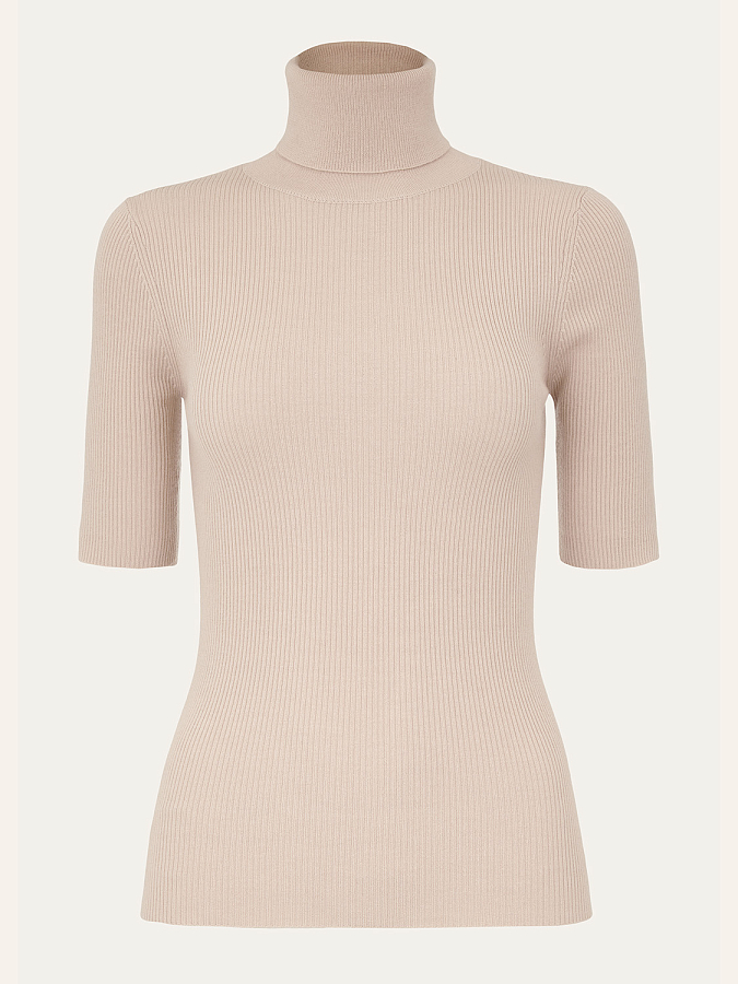 LWWS-612009 Водолазка трикотажная (светло-бежевый, XS)