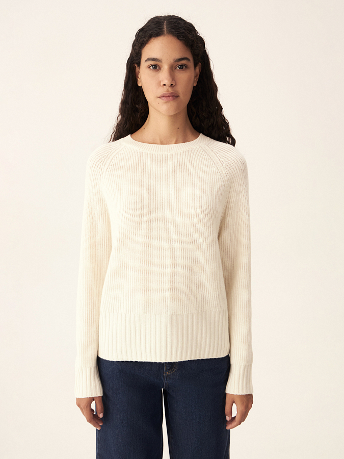 LWWS-342033 Джемпер (белый, L)