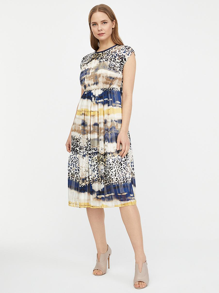 Шифоновое платье миди А-силуэта