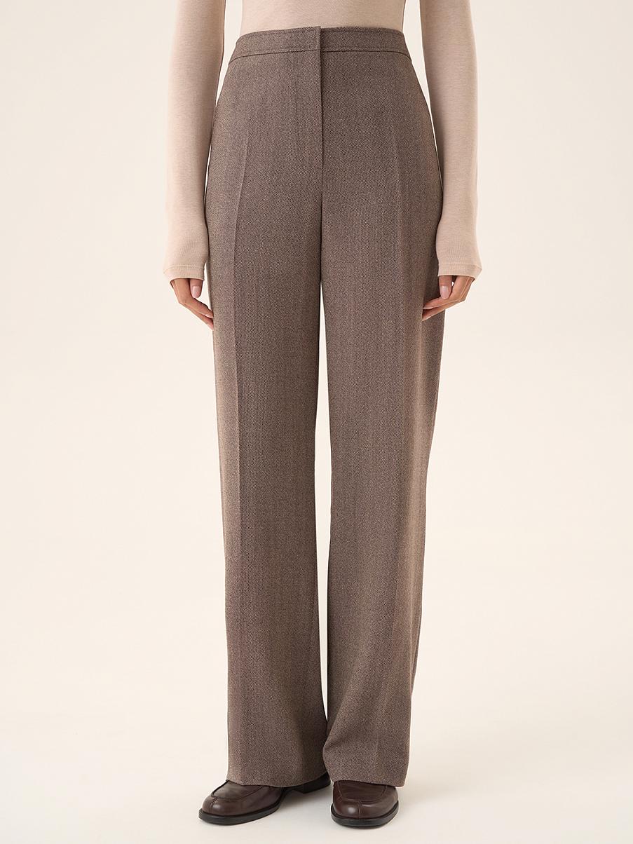 Прямые костюмные брюки