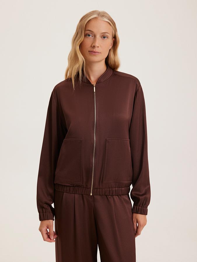 LSTR-562033 Бомбер (коричневый, XS)