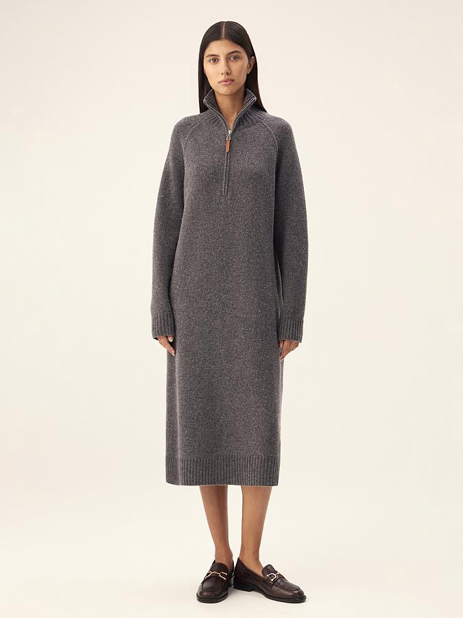 LWWS-782008 Платье трикотажное (темно-серый, XS)