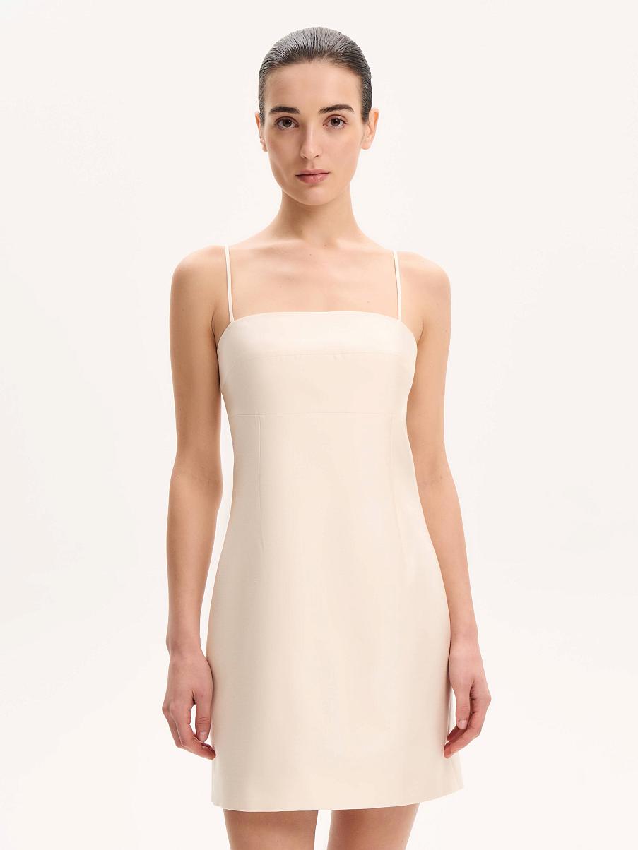 Платье из шерсти и шелка